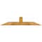 Ekena Millwork Portland Rough Sawn Timber Gable Bracket, Western Red Cedar, 48"W x 10"H x 4"D x 4"F, 5/12 Pitch GBW048X10X0404POR00RWR - alternate 1